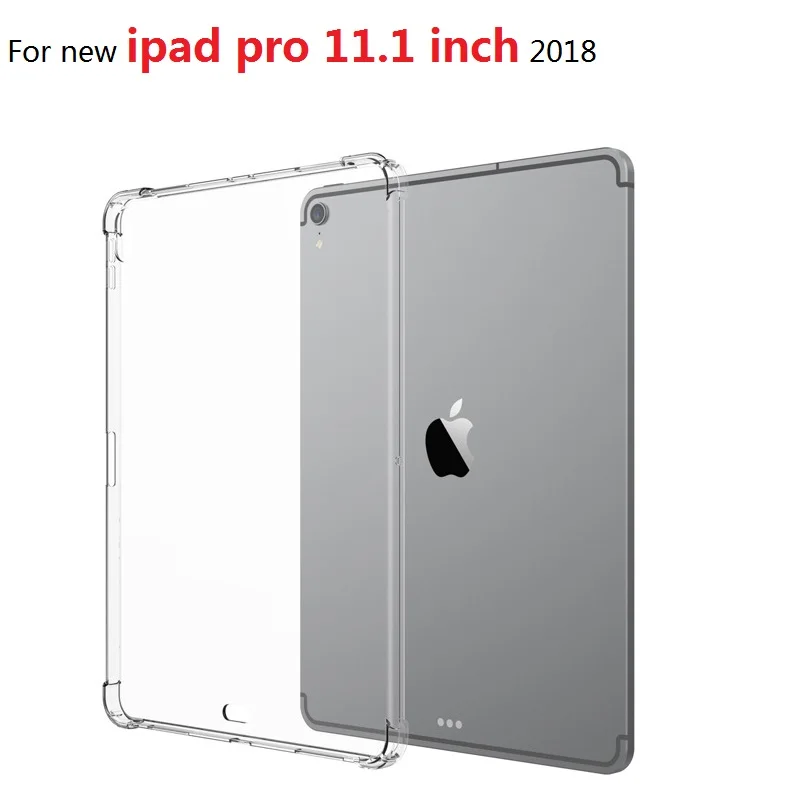Прозрачный чехол для Apple iPad Pro 11 1 дюймов 2018 тонкий силиконовый мягкий ТПУ планшета