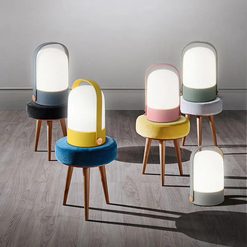 

European glass table light modern simple touch study bedroom bedside desk lamp living room fashion pastoral table lamp LU8101728