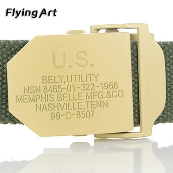 

Flying art Yellow us letters automatically men's belt High quality 4mm thick, 3.8cm with canvas belts Men and women cowboy belts