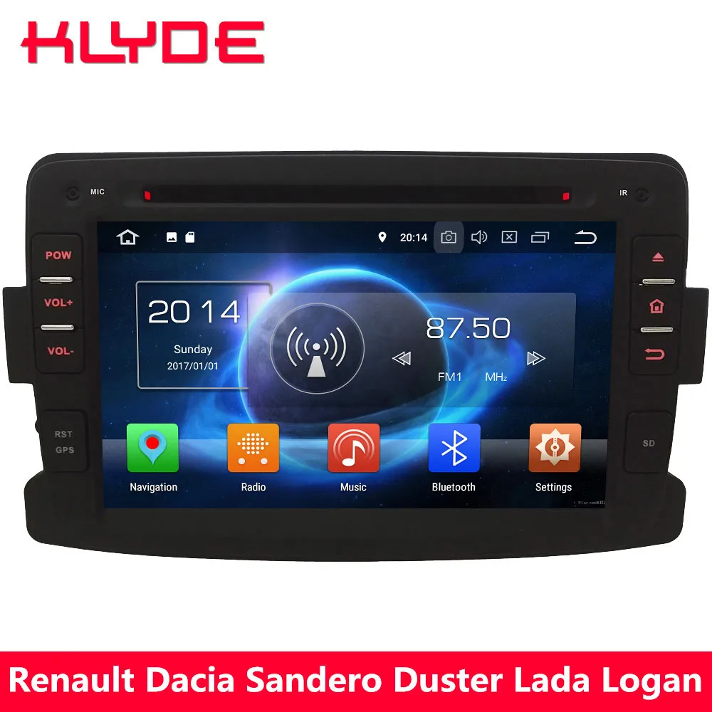 Sale KLYDE 4G Octa Core Android 8.0 7.1 4GB RAM 32GB ROM Car DVD Player Radio GPS Glonass For Renault Dacia Sandero Duster 2012-2016 0 Sale KLYDE 4G Octa Core Android 8.0 7.1 4GB RAM 32GB ROM Car DVD Player Radio GPS Glonass For Renault Dacia Sandero Duster 2012-2016 0
