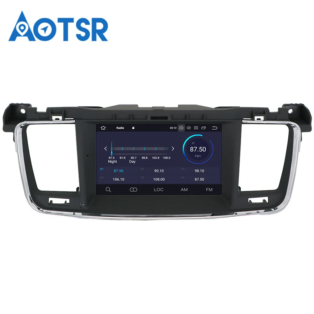 Top Android 9.0 4+32gb Car GPS Navigation 2 Din DVD Player For PEUGEOT 508 2011 2012 2013-2017 Multimedia Radio buit-in DSP IPS unit 3