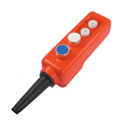 

Blue White Cap Up-down Momentary Push Button Switch 660V 10A for Crane