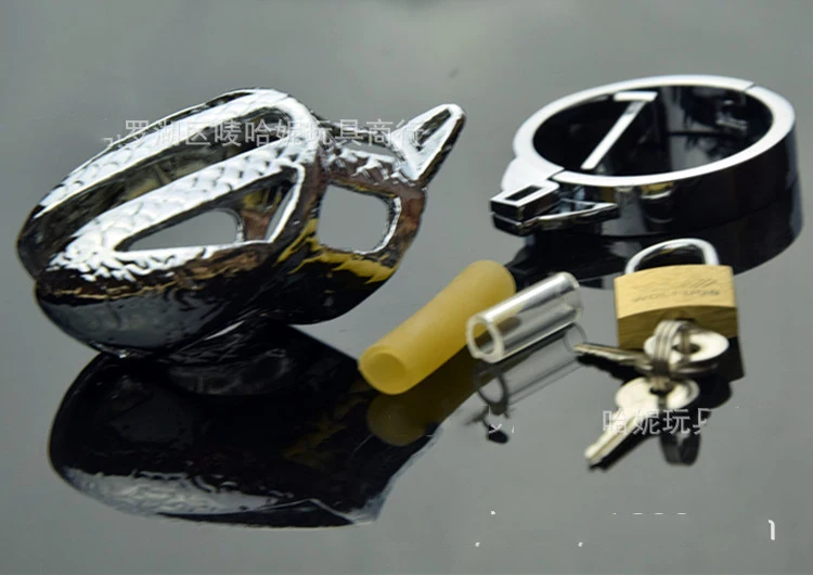 Chastity Locks Stainless Steel Male DragonScale Chastity Device Cock Cage Virginity Lock Penis Ring Penis Lock Chastity Locks Stainless Steel Male DragonScale Chastity Device Cock Cage Virginity Lock Penis Ring Penis Lock