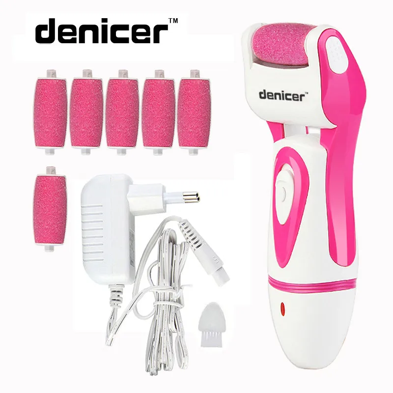 

Electric Scholls Foot Pedicure Callus Remover Rechargeable Foot Care Tool Efficient File For Feet Calluses Sholl Roller heads