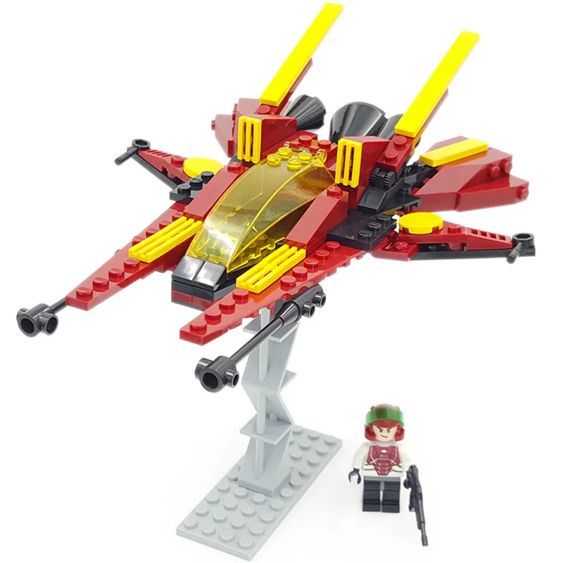 

Gudi Star Wars Fire scorpion Fighter Building Block Pilot Minifigures Kids Educational Toys 8609 Legoes Compatible