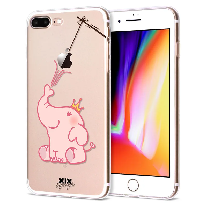 XIX чехол для iPhone 11 Pro Чехол 5 5S 6, 6 S, 7, 8plus X XS Max милый динозавр для чехла iPhone 7 чехол из мягкого ТПУ для iPhone XR чехол - Цвет: 07