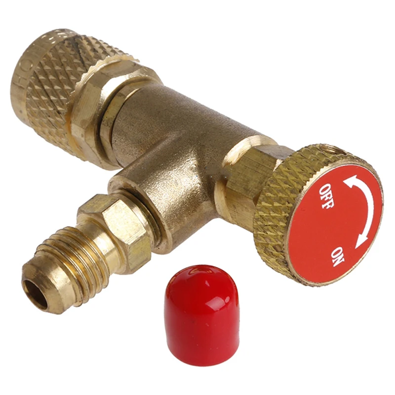 SHGO HOT 1Pc R410 90 градусов Холодильный адаптер Соединительный шланг для измерительных