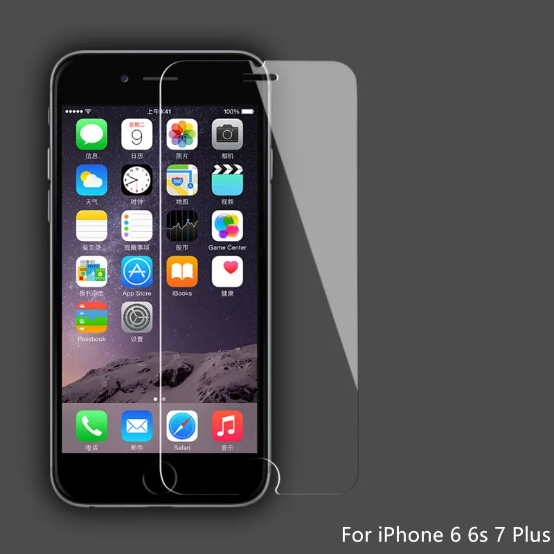 Закаленное стекло для iPhone 7 Plus 9H Защитная пленка 6 6s X XS MAX XR 4 5 2 D | Мобильные