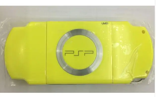 

Yellow Color Shell Case Housing For PSP2000 PSP 2000 Console House Cover Replacement Parts With Sticker Screw and LR Button