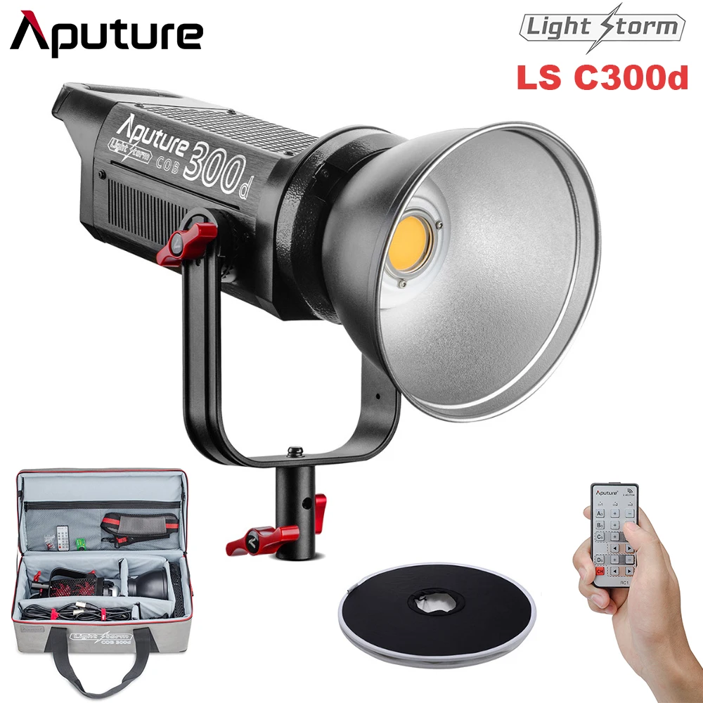 

Aputure COB LS C300D 300W 5500K Daylight Balanced LED Video Light CRI95+ TLCI96+ Bowens Mount Remote Aputure Space Light