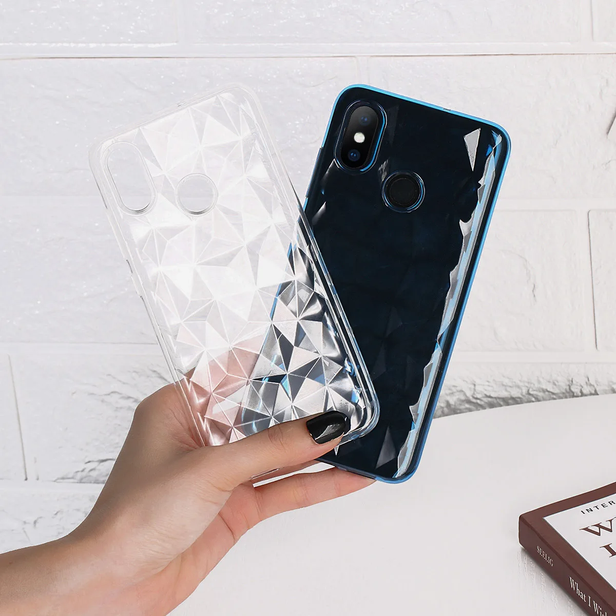 

3D Diamond phone case For Xiaomi Mi Max 3 Mix 2s A1 A2 Lite Pocophone F1 Redmi 6 6A Note 5 Pro S2 4A 4X cover soft tpu shell