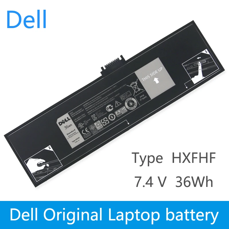 Оригинальный аккумулятор для ноутбука Dell Venue 11 Pro 7130 7139 HXFHF VJF0X VT26R XNY66 7 4 В 36