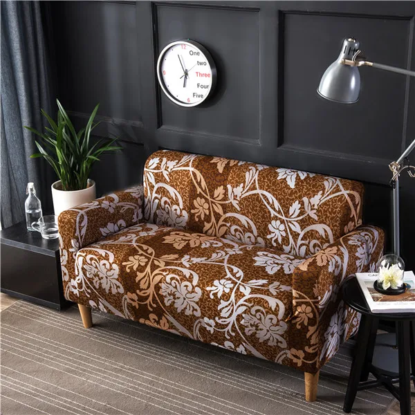 Slipcovers эластичный чехол для дивана все включено нескользящий секционный эластичный чехол для дивана с принтом протектор дивана кресло полотенце - Цвет: 11
