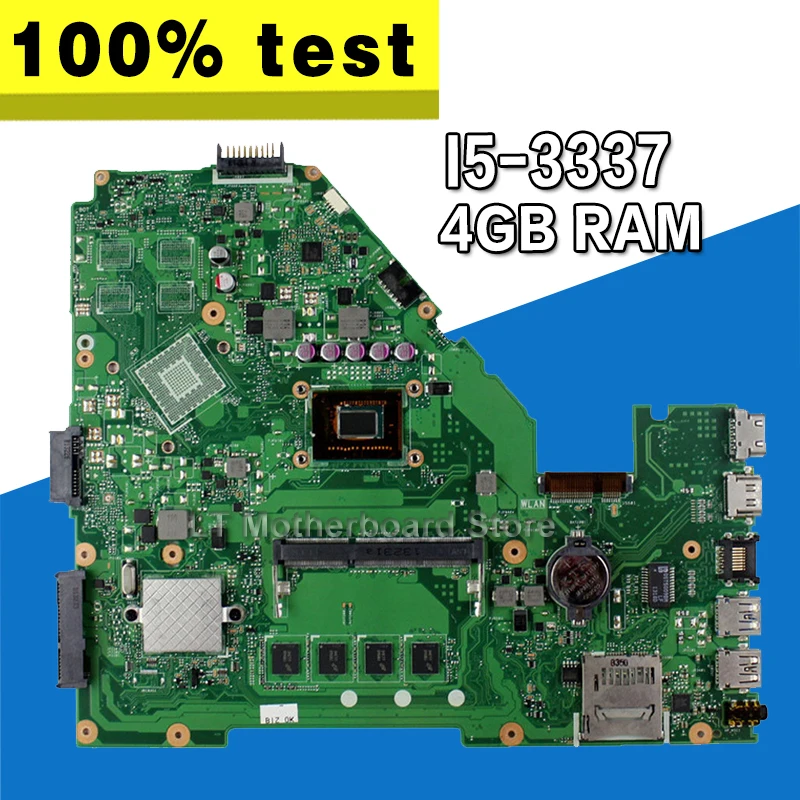 Дешево X550CA материнских плат rev 2,0 I5 3337 4 ГБ для ноутбука ASUS R510CA X550C A550C X550CC Материнская плата ноутбука X550CA материнская плата X550CA материнская плата