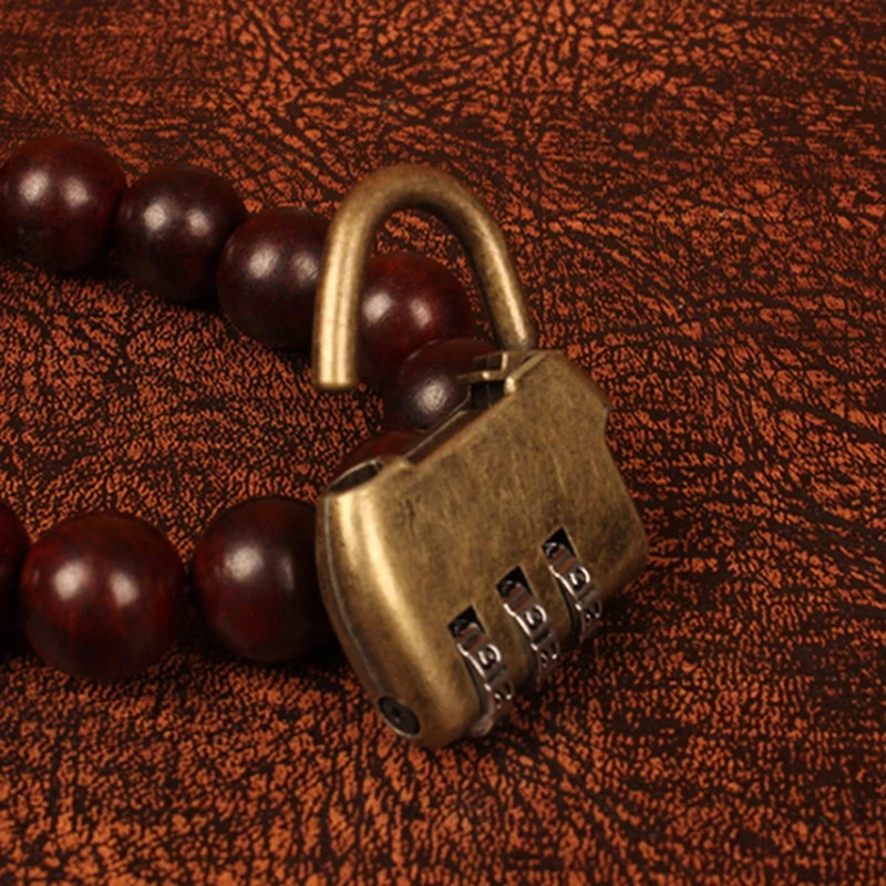 

Password Locks Vintage Antique Chinese Old Style Jewelry Chest Box Code Password Lock Padlock Home Decorative Ornament