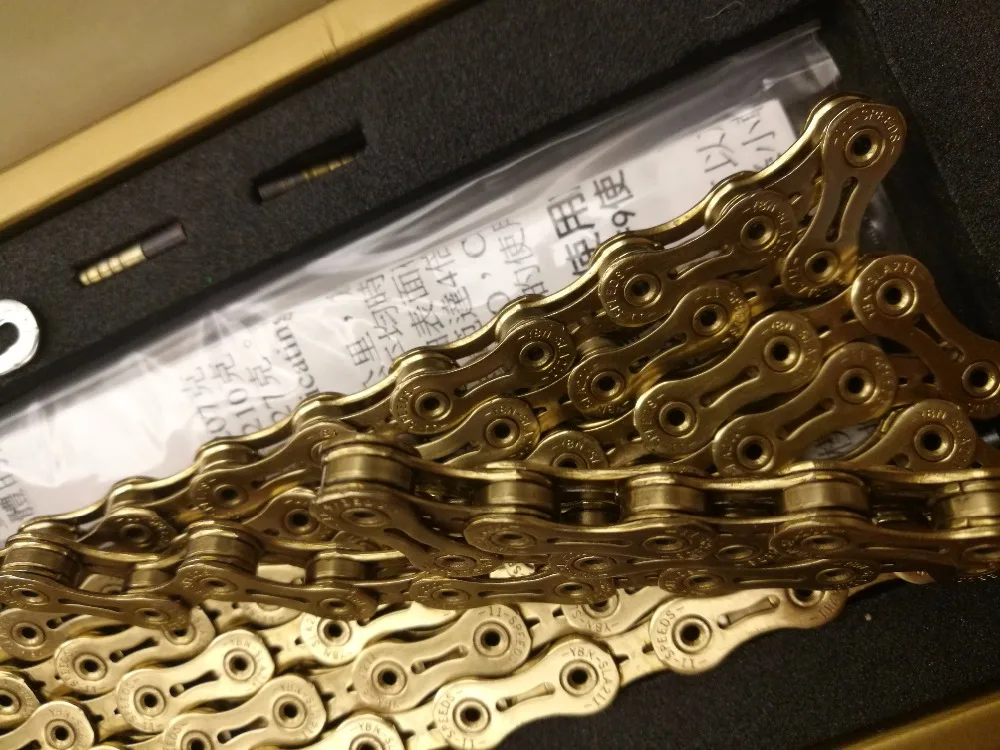 YBN SLA211 титановая 11 скоростная велосипедная цепь в коробке для SHIMANO SRAM