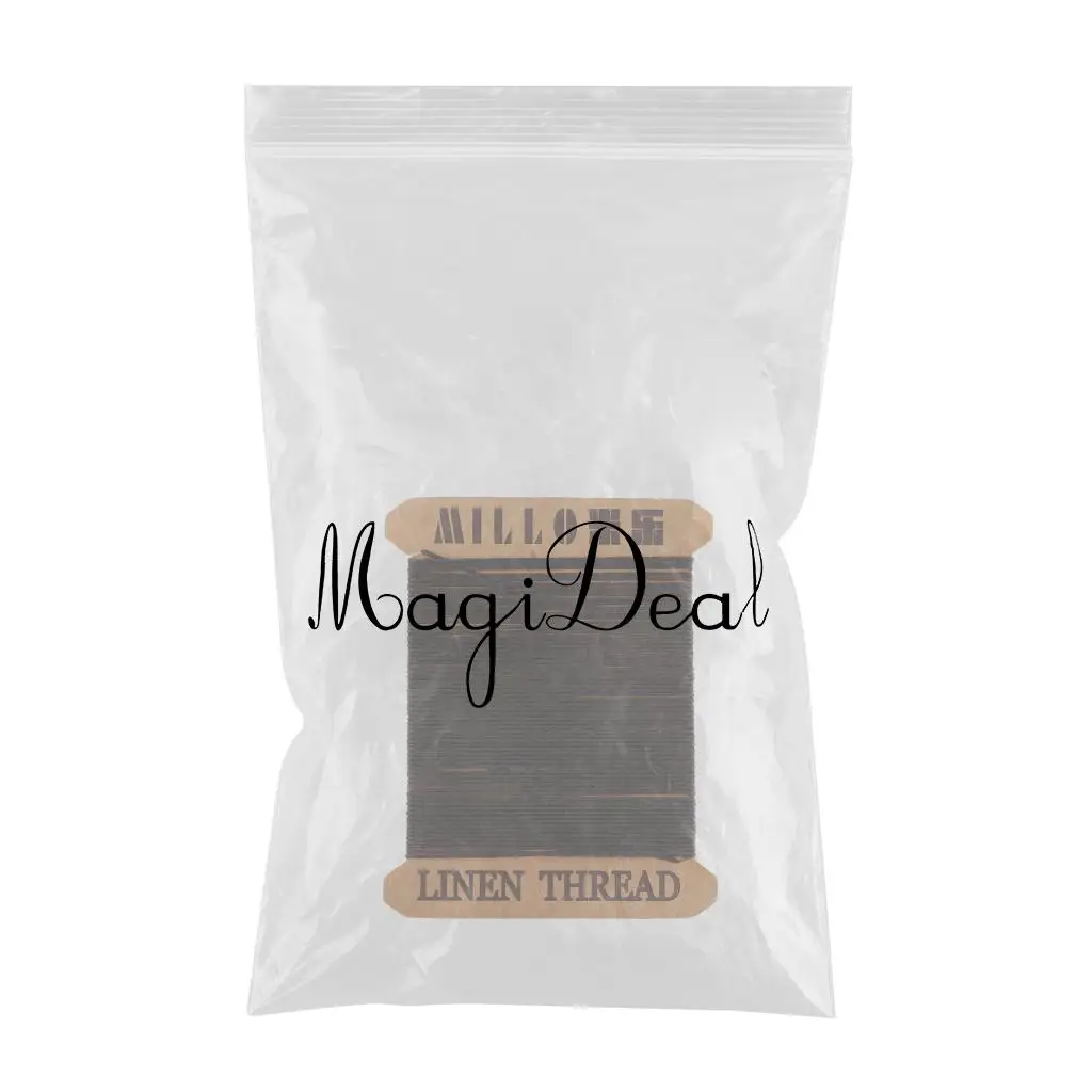1 Piece Soft Round Linen Waxed Line Sewing Thread for Leather Crafts M009 Linen Practical Durable