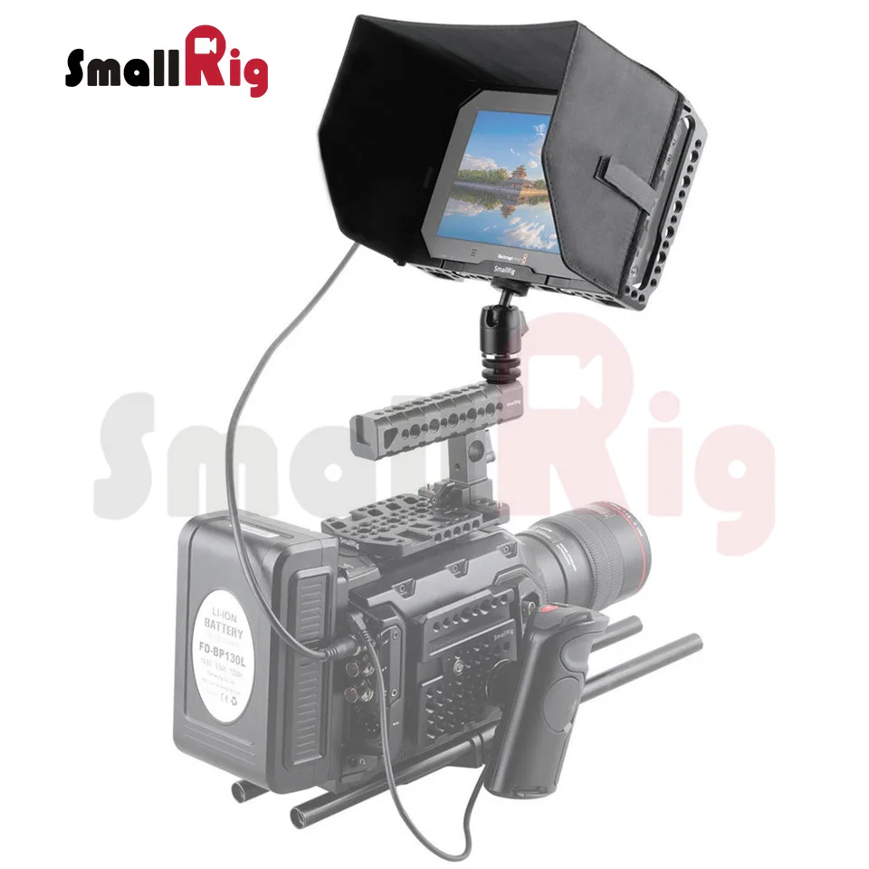 SmallRig алюминиевая 7 дюймовая клетка для монитора с солнцезащитным козырьком