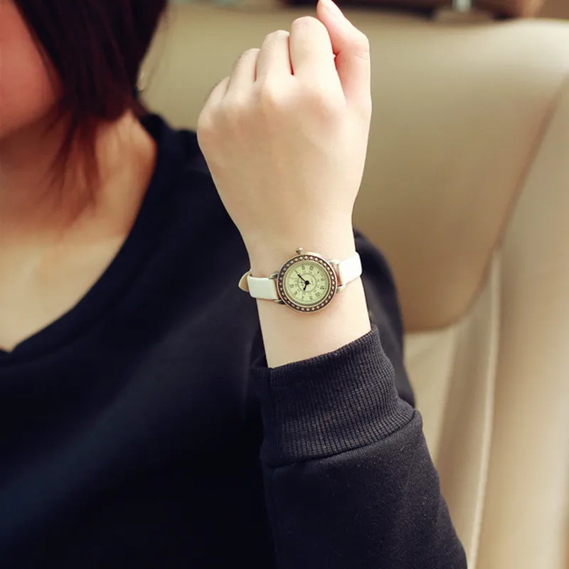 Reloj mujer Модный классический винтажный волшебный циферблат в римском стиле из