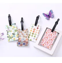 

Mala Fashion Luggage Tag Airplane Square Shape Id Suitcase Identity Address Name Labels Travel Accessories Board Dropshipping