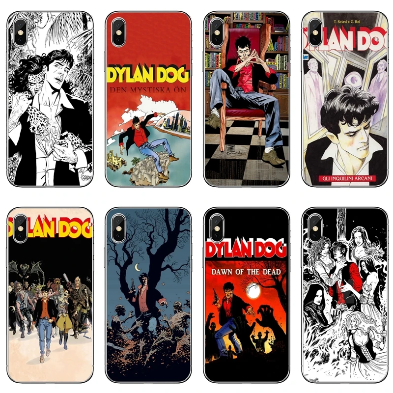 

Comics Dylan Dog Luxury For Samsung Galaxy S10 S9 S8 S7 S6 edge Plus Lite S5 S4 mini Note 9 8 5 4 TPU Soft phone cover case