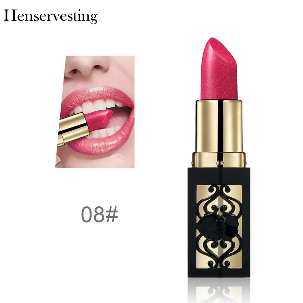 Waterproof Makeup Cosmetic Glitter Long Lasting New Soft Lip Cream Lipstick Gloss |