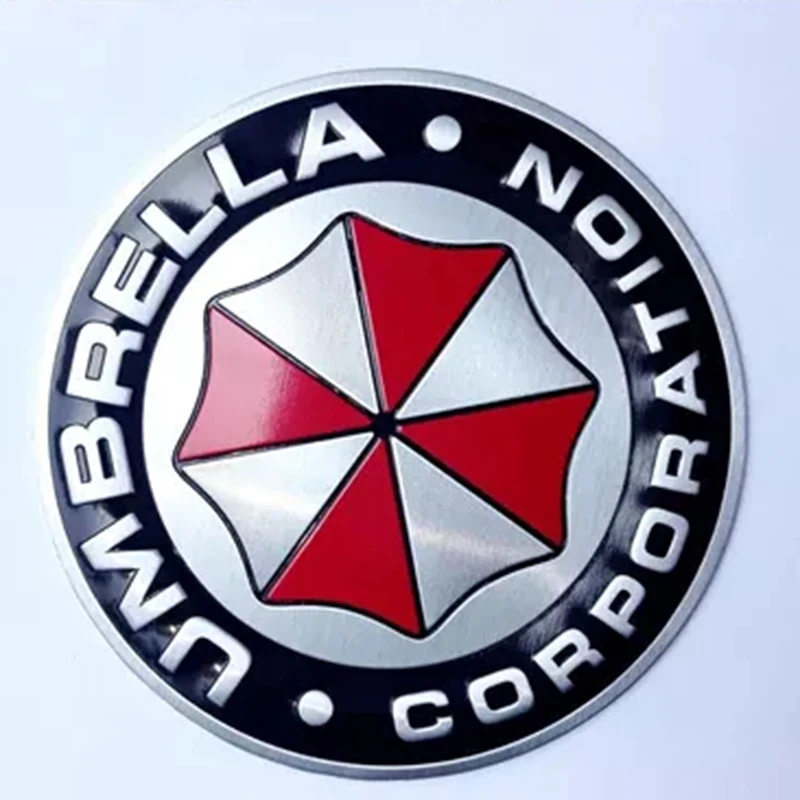 Cool 3D Resident Evil Umbrella Aluminum Emblem Badge Car Trunk Metal