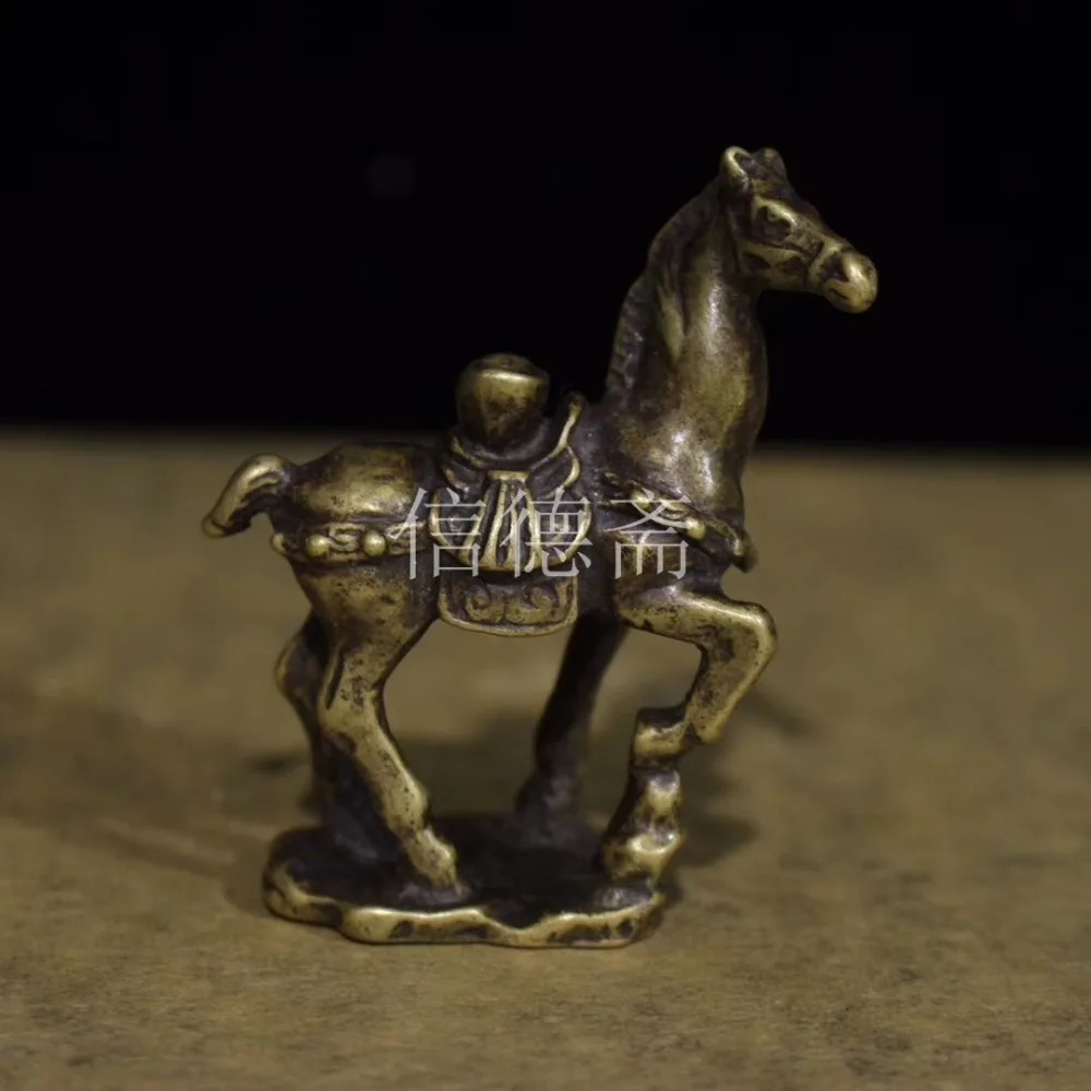 

Antique copper horse send to money statue,handicraft caved ,Free shipping