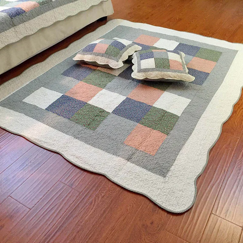 cheap Family must have carpet Cotton Fabric Anti skid fall Living Room edroom Floor Mats Tatami Carpet Baby Climbing Play Pad Mattress