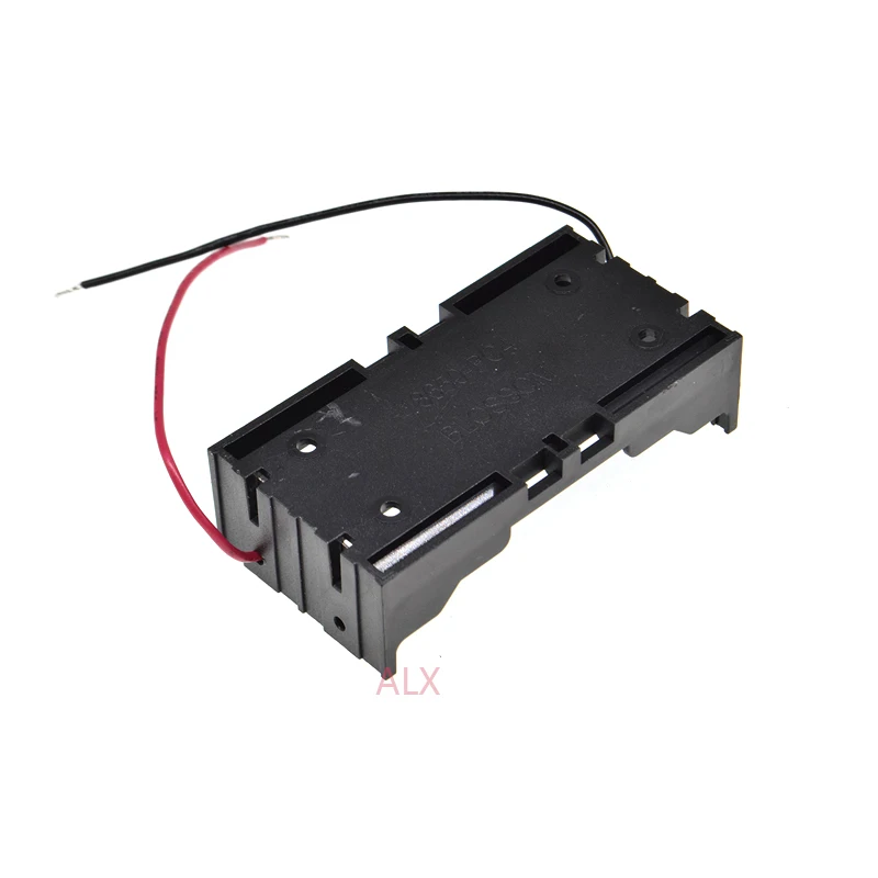 1 шт. 2x18650 3 7 В параллельный держатель батареи с проводными проводами diy 2 слота 2*18650