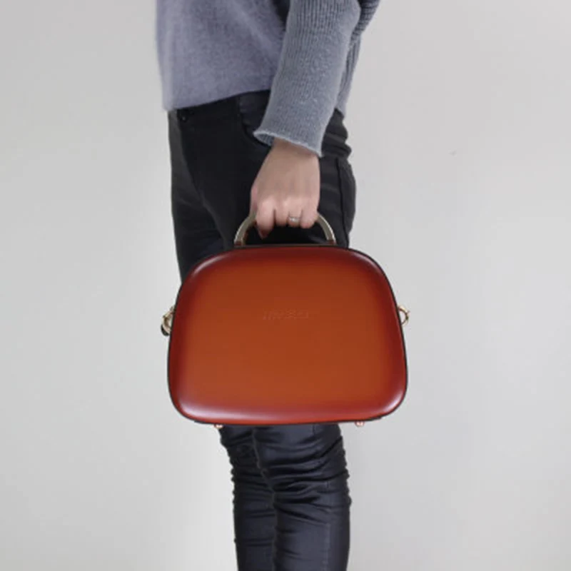 Женская сумка слинг из натуральной кожи с ремешком на плечо|genuine leather shoulder bag|shell