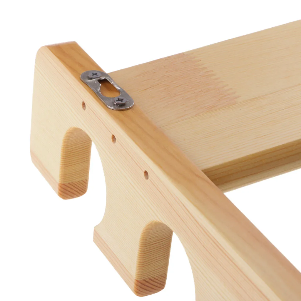 Wall Mount Fishing Rod Holder Horizontal 6-Rods Wood Fishing Rod Rack Bracket Fish Tools for Spinning /Trolling Rod
