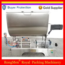 Большой смешанный бункер Чили машина для розлива соуса смешивание, перемешивание наполнитель медовый сок смазка арахисовое шоколадное масло наполнитель гранул