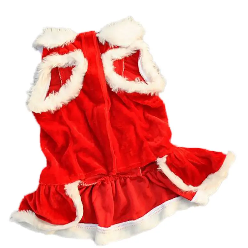 Рождественское платье для собак зимняя одежда для домашних животных рождественские вечерние костюмы для собак Одежда для кошки Одежда для собак платья AB