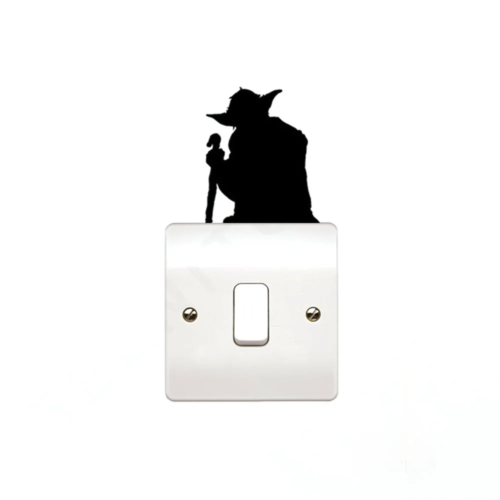 

Creative Character Star Wars Yoda Switch Sticker Vinyl Wall Stickers 1SS0012