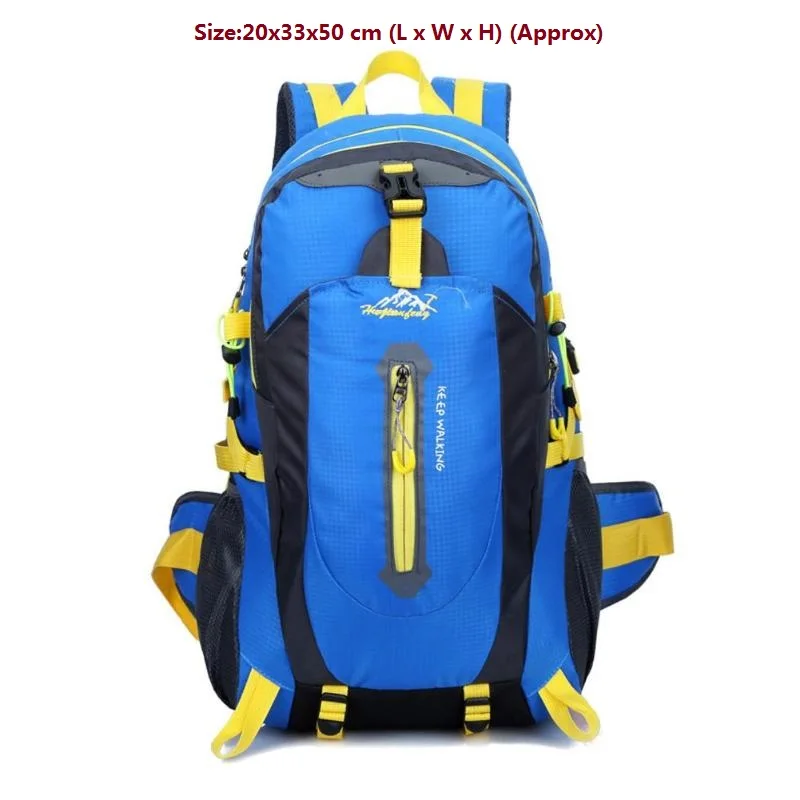 40L открытый рюкзак кемпинговая Сумка Водонепроницаемые альпинистские походные рюкзаки Molle спортивные сумки для скалолазания женский рюкзак - Цвет: 1