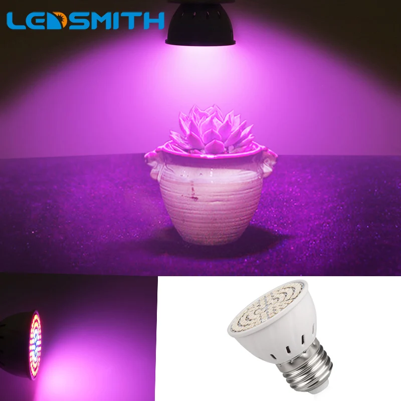 

LED Grow Light Plant Spotlight E27 Lamp Bulb Full Spectrum Flower Indoor Plant Greenhouse Vegs Hydroponics AC220V Grow Box