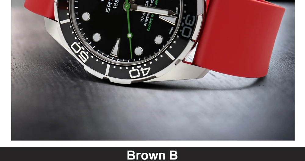 MAIKES Новый дизайн Смотреть Band Черный 20 мм 22 24 ремешок Спортивные флюоро резиновый ремешок для часов Часы Аксессуары для Omega