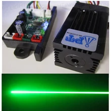 Módulo de cabeça a laser, super estável, 200mw 532nm, luz verde, módulo de cabeça laser rgb, diodo ttl dc 12 lâmpadas do lazer das luzes v