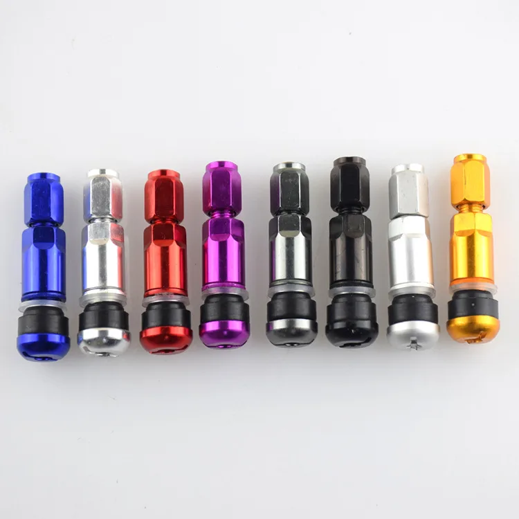 4Pcs Aluminum Alloy Car Tire Valve Stem Caps Titanium Spare Tire Covers For Auto Car Motorcycle