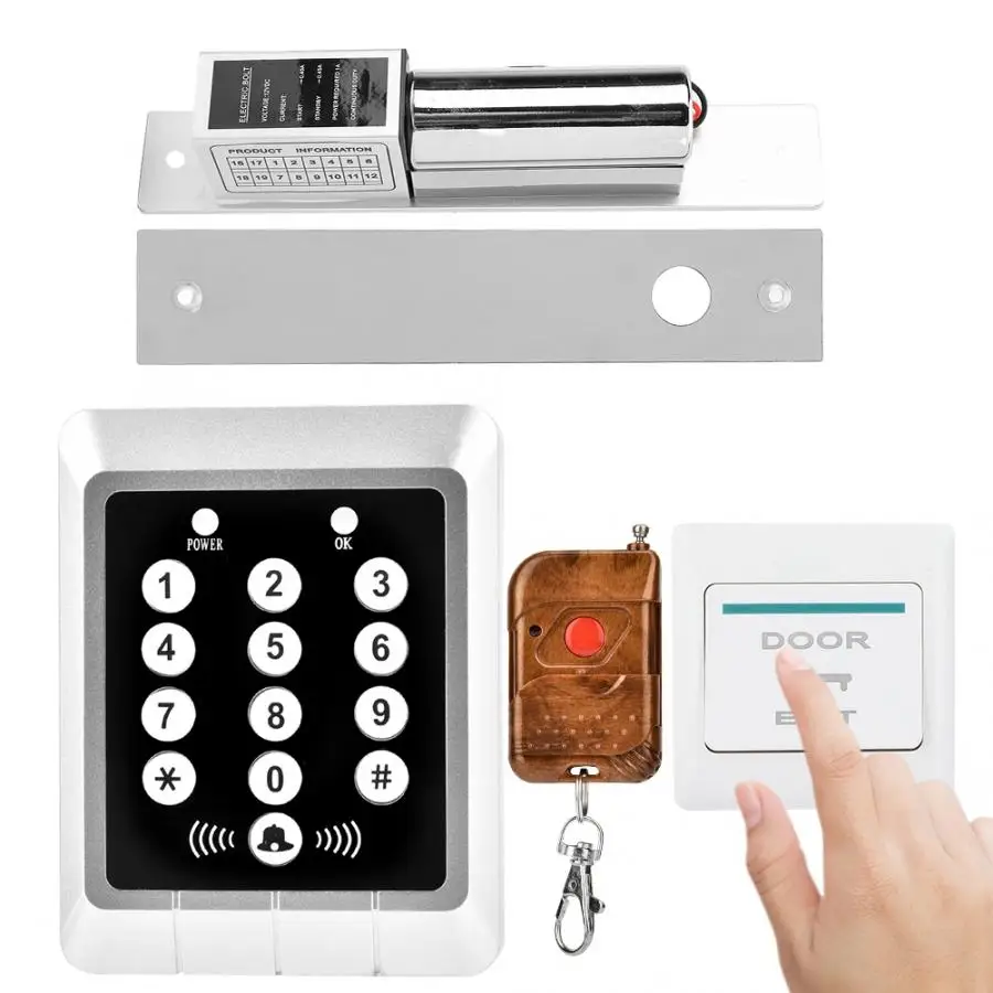 005ID система контроля доступа двери комплект с магнитным замком ID Card Reader пульт дистанционного управления AC90-260V