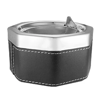 

Octagon Shaped Metal Cigarette Cigar Ash Tray Ashtray