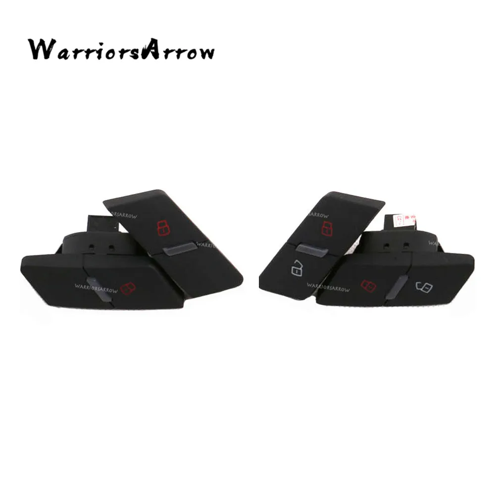 WarriorsArrow 4Pcs Front Rear L&R Central Door Lock Switch Set For Audi