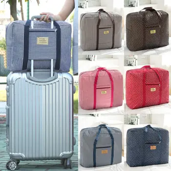 

Multifunction large capacity casual folding waterproof luggage storage bags suitcase travel pouch handbag organizer tote bag