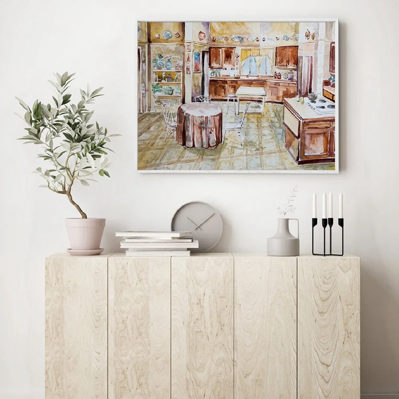 Watercolor Golden Girls Kichen Prints
