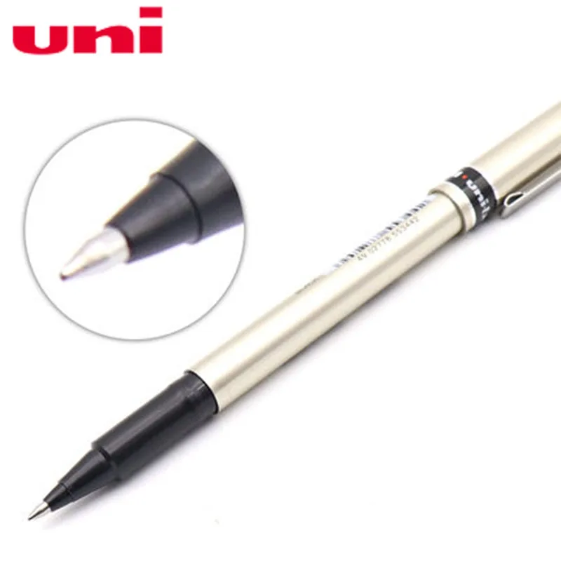 Uni UB 177 шариковая ручка 0 7 мм прямая жидкая Бизнес ветер офис черная