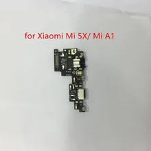 Для Xiaomi mi A1 mi 5X usb зарядное устройство Порт док-коннектор; pcb; плата гибкий кабель с разъемом для наушников аудио наушники