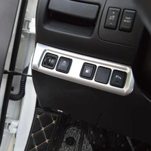 ABS Chrome For Nissan Navara NP300 accessories 2017 2018 2019 Car Styling Car left middle control box decoration Cover Trim