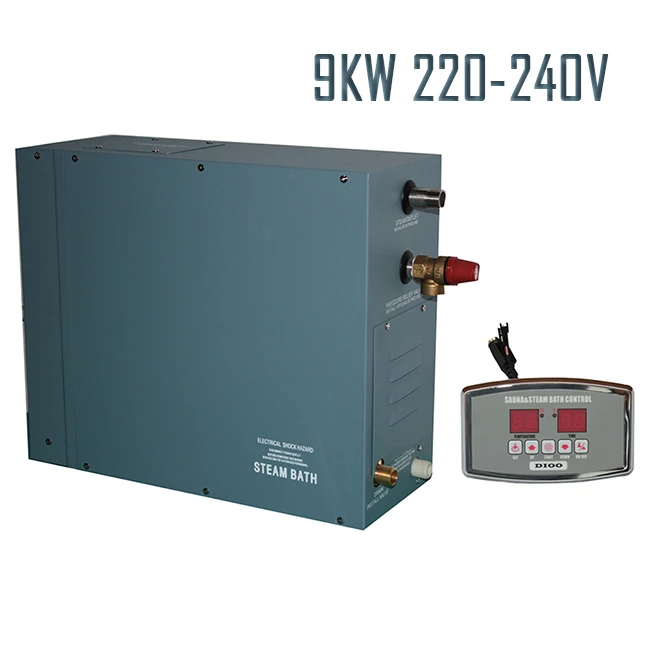  Free Shipping 9.0KW200-240V 50HZ competitive prices steam generator CE certified automatic drainOve