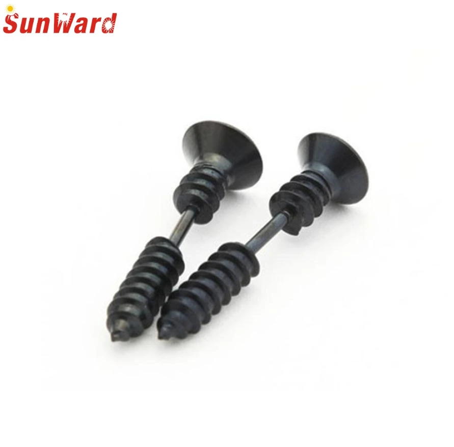 

1 Pair Fashion Women Punk Style Screw Ear Stud Earrings Jewelry Dlicate Girlfriend Gift New